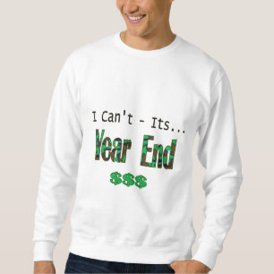 Ich kann nicht sein Jahresende Sweatshirt
