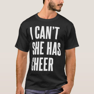 Ich kann nicht Sie hat Cheer Lustig Cheerleading M T-Shirt
