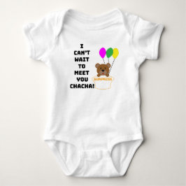 ICH KANN NICHT WARTEN, IHNEN CHACHA BABY ANKÜNDIGU STRAMPLER