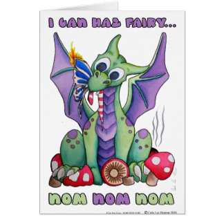 Ich kann niedlicher Babydrache Haz Fee NOM NOM NOM