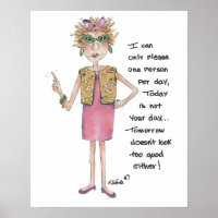 Ich kann nur eine lustige Sprichwort Aquarellskizz