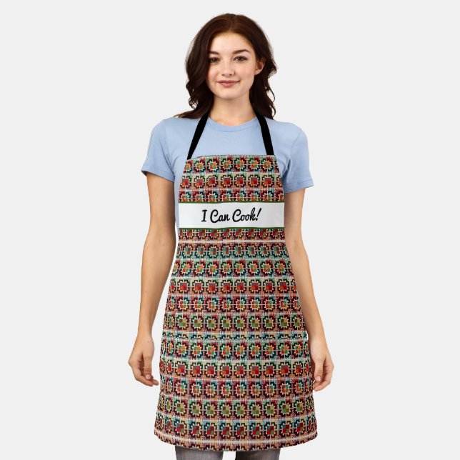 Ich kann palästinensischen Tateez Funny kochen Schürze (Getragen)