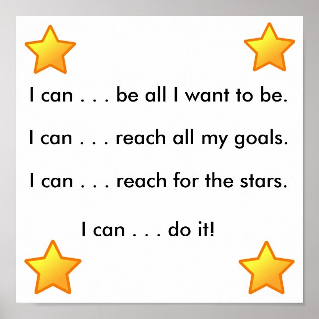 Ich kann... poster (Vorne)