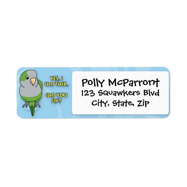 Ich kann Quaker Parakeet sprechen (Vorne)