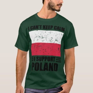 Ich kann Ruhe nicht behalten haben, wenn ich Polan T-Shirt
