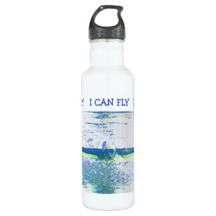ICH KANN SCHWIMMEN EDELSTAHLFLASCHE