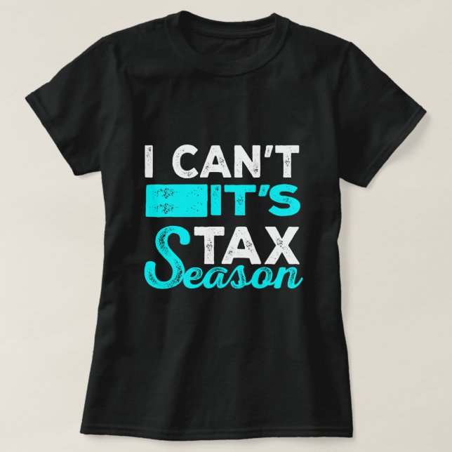 Ich kann sein Steuersaisonkonto für lustige Buchha T-Shirt (Design vorne)