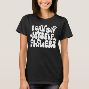 Ich kann selbst Blume auf der Rückseite kaufen Pos T-Shirt