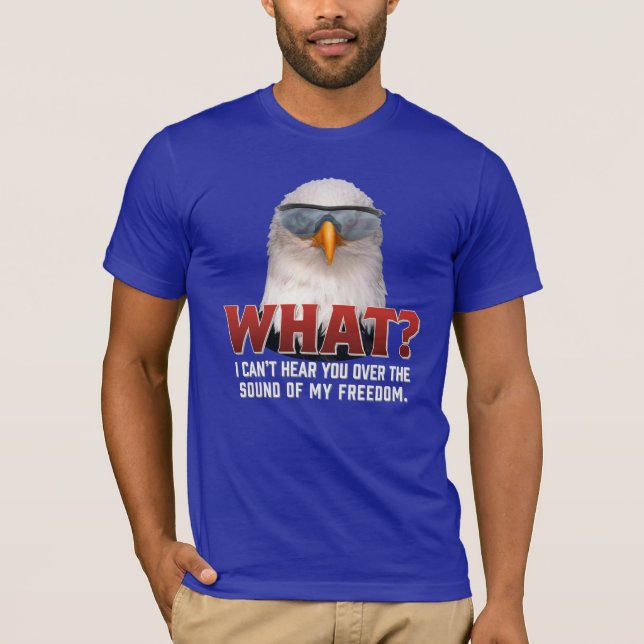 Ich kann Sie über dem Ton meiner Freiheit nicht T-Shirt (Vorderseite)