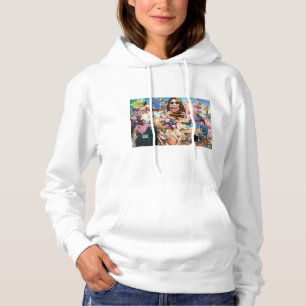 Ich kann sogar den Himmel Touch machen Hoodie