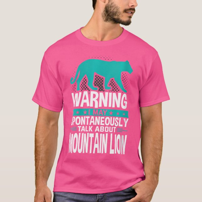 Ich kann spontan über Bergliion sprechen T-Shirt (Vorderseite)