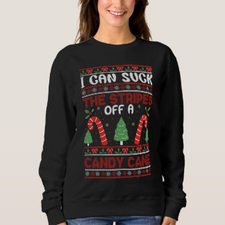 Ich kann Streifen aus der Candy Cane Sind zum Kotz Sweatshirt