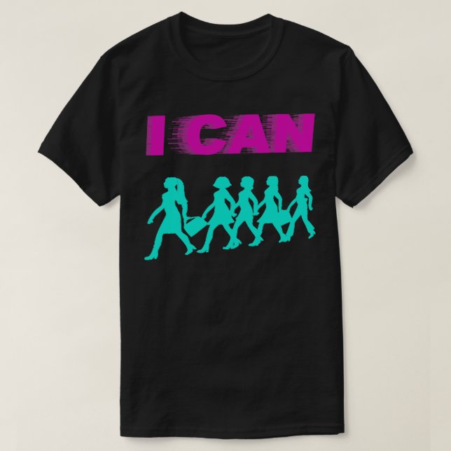 Ich kann T-Shirt (Design vorne)