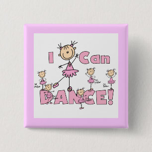 Ich kann Tanz-T-Shirts und Geschenke Button