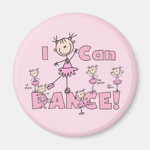 Ich kann Tanz-T-Shirts und Geschenke Magnet