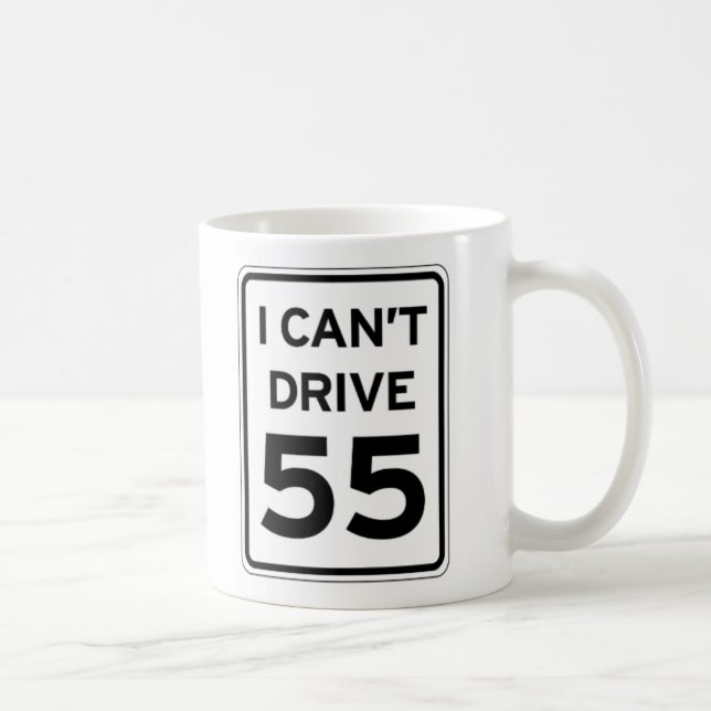 Ich kann Tasse des Kaffee-nicht fahren 55 (Rechts)