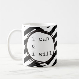 Ich kann u. werde es tun ich kaffeetasse