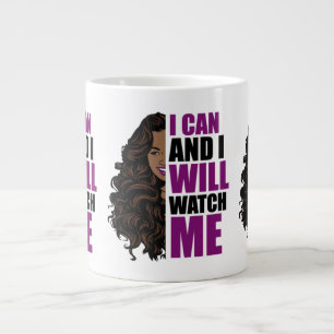 Ich kann und ich werde mir Melanin-Schwänze zusehe Jumbo-Tasse