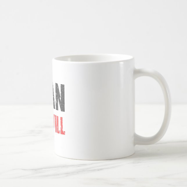 Ich kann und ich werde | Vintager Blick Kaffeetasse (Rechts)