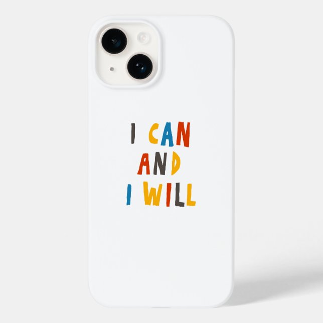 Ich kann und werde Case-Mate iPhone 14 hülle (Rückseite)