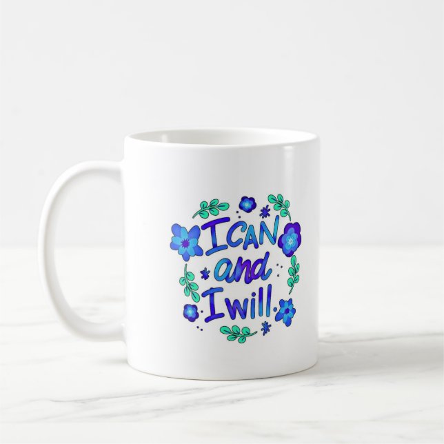 Ich kann und werde Tasse - ein perfektes Geschenk  (Links)