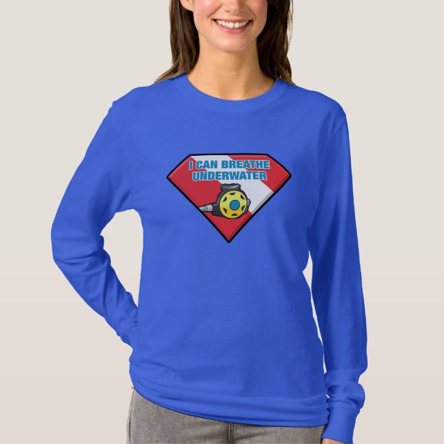Ich kann unter Wasser atmen T-Shirt (Vorderseite)