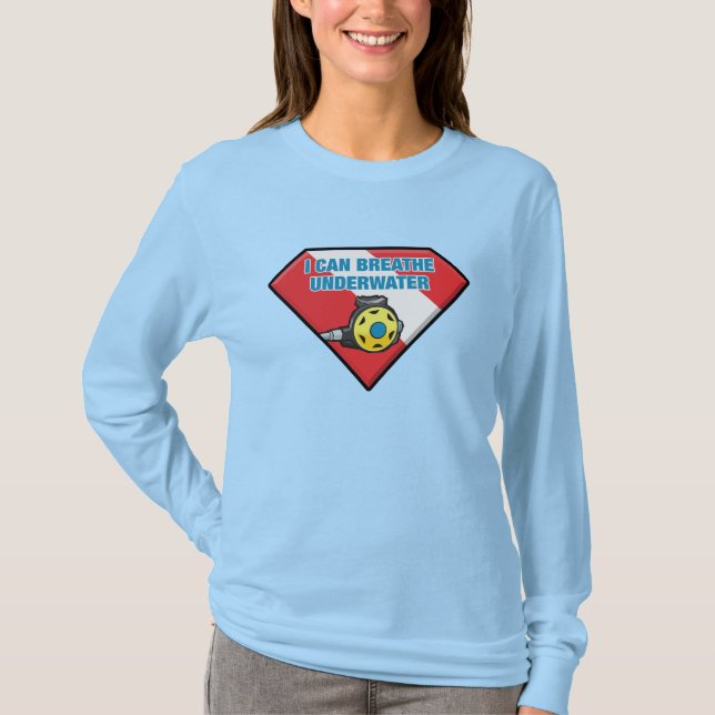 Ich kann unter Wasser atmen T-Shirt (Vorderseite)