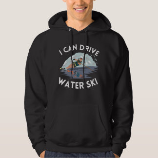 Ich kann Wasserski fahren Hoodie