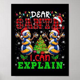 Ich kann Weihnachtsschneemännern erklären, die Vol Poster