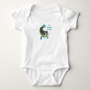Ich kann wie ein Fisch weinen und laufen Baby Strampler