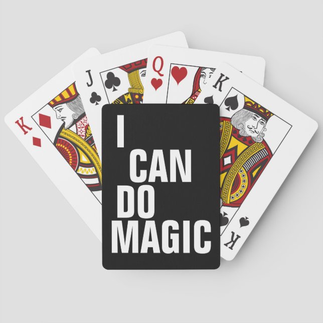 Ich kann Zauberei machen Spielkarten (Rückseite)