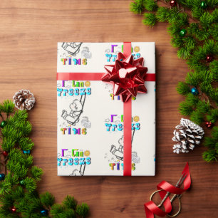 Ich kann Zeit einfrieren Geschenkpapier