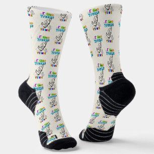 Ich kann Zeit einfrieren Socken