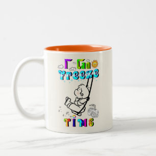 Ich kann Zeit einfrieren Zweifarbige Tasse