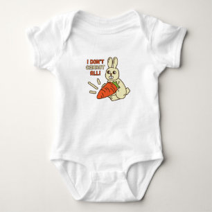 Ich karotte überhaupt nicht baby strampler