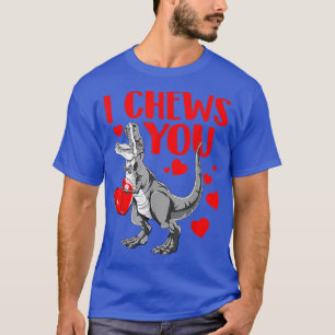 Ich kauen Sie Trex Dino Niedlich Baby Boy Valentin T-Shirt