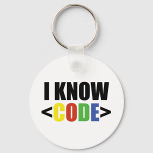 Ich kenne CODE Lustiger Programmierer Coder Entwic Schlüsselanhänger