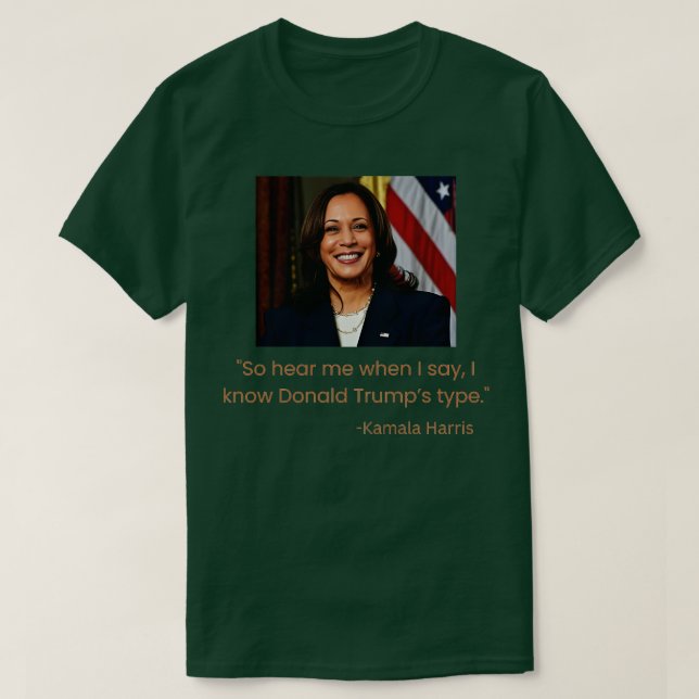 Ich kenne den Typ Donald Trumps T-Shirt (Design vorne)
