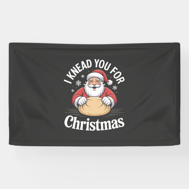 Ich kenne dich für Weihnachtsgebäck Weihnachten We Banner (Horizontal)