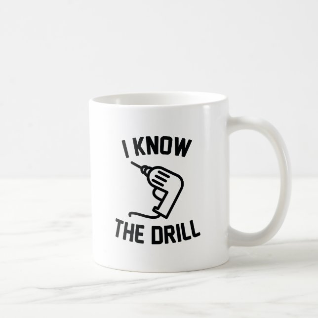 Ich kenne die Drill Kaffeetasse (Rechts)