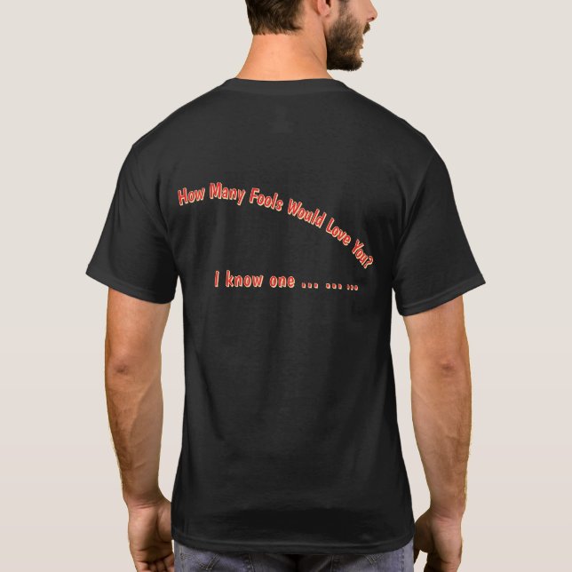 Ich kenne einen T - Shirt (Rückseite)