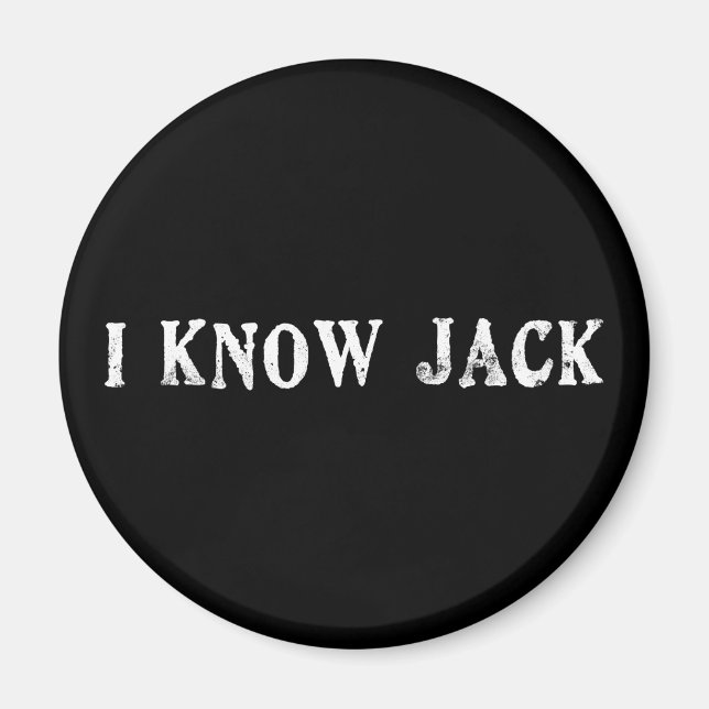 Ich kenne Jack Magnet (Vorne)