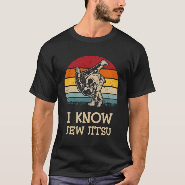 Ich kenne Jew Jitsu Dance Jiu Jitsu T-Shirt (Vorderseite)