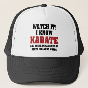 Ich kenne Karate! Und Sushi und andere japanische  Truckerkappe