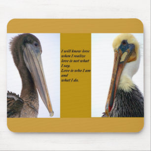 Ich kenne Liebe_ Mousepad_by Elenne Boothe Mousepad