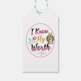 Ich kenne mein lustiges Design Geschenkanhänger