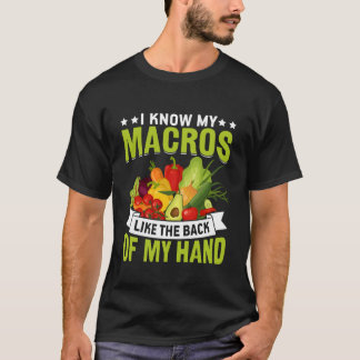 Ich kenne meine Makros wie die Rückseite meiner Ha T-Shirt