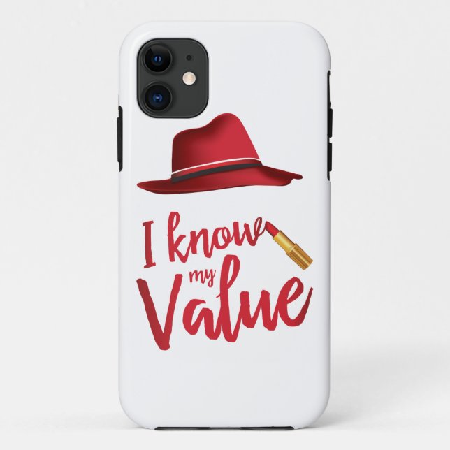 Ich kenne meinen Wert iPhone Se-Kasten Case-Mate iPhone Hülle (Rückseite)