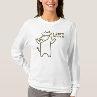 Ich kenne nicht das Shirt der Cartoon-Kuh-Frauen