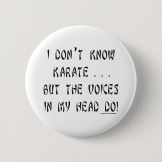 ICH KENNE NICHT KARATE-T - SHIRTS UND GESCHENKE BUTTON